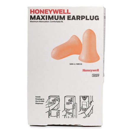 Honeywell Howard Leight Disposable Ear Plugs, 33, 200 PK MAX-1